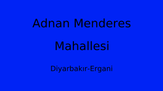 Adnan Menderes Mahallesi Thumbnail
