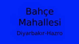 Bahçe Mahallesi Thumbnail