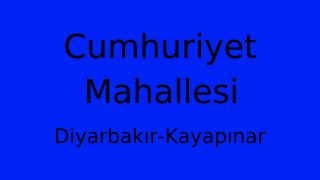 Cumhuriyet Mahallesi Thumbnail