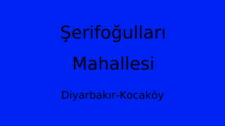 Şerifoğulları Mahallesi Thumbnail