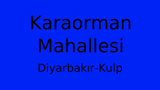 Karaorman Mahallesi Thumbnail