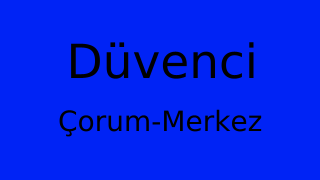 Düvenci, Merkez, Çorum Thumbnail