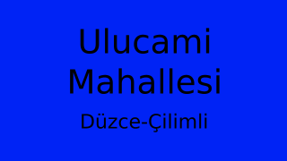 Ulucami Mahallesi Thumbnail