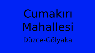 Cumakırı Mahallesi Thumbnail