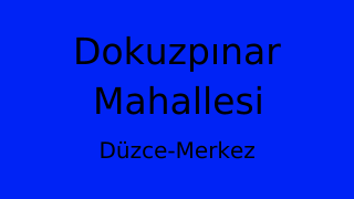 Dokuzpınar Mahallesi Thumbnail