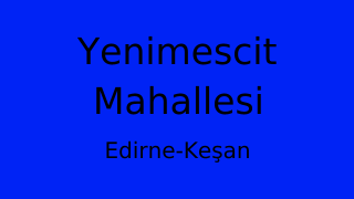 Yenimescit Mahallesi Thumbnail