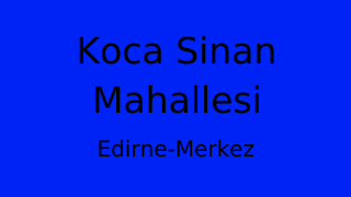 Koca Sinan Mahallesi Thumbnail