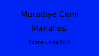 Muradiye Cami Mahallesi Thumbnail