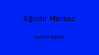 Eğirdir Belediyesi, Isparta Thumbnail