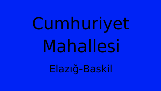 Cumhuriyet Mahallesi Thumbnail