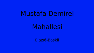 Mustafa Demirel Mahallesi Thumbnail