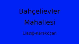 Bahçelievler Mahallesi Thumbnail