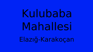 Kulubaba Mahallesi Thumbnail