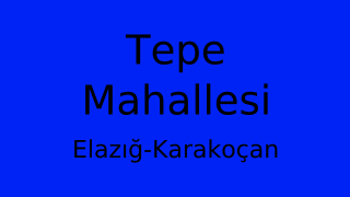 Tepe Mahallesi Thumbnail
