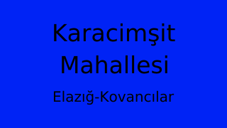 Karacimşit Mahallesi Thumbnail
