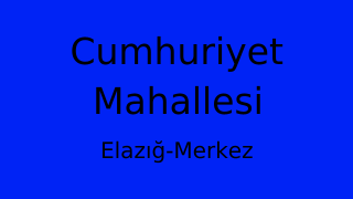 Cumhuriyet Mahallesi Thumbnail