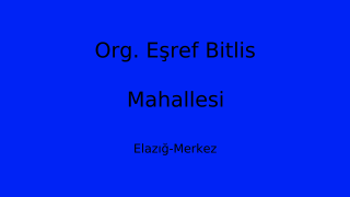 Org. Eşref Bitlis Mahallesi Thumbnail