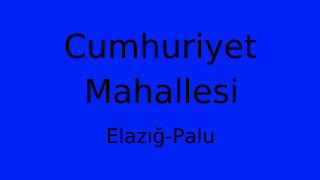 Cumhuriyet Mahallesi Thumbnail