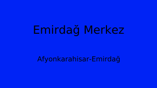 Emirdağ Belediyesi, Afyonkarahisar Thumbnail