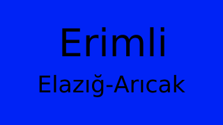 Erimli, Arıcak, Elazığ Thumbnail