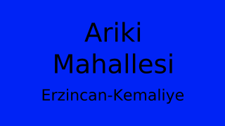 Ariki Mahallesi Thumbnail