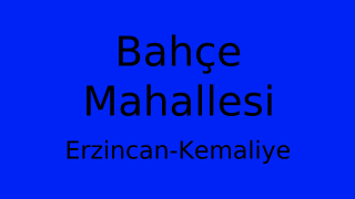 Bahçe Mahallesi Thumbnail