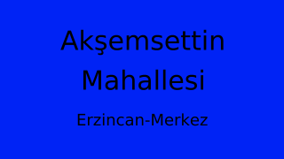 Akşemsettin Mahallesi Thumbnail