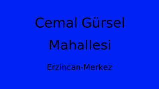 Cemal Gürsel Mahallesi Thumbnail