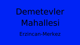 Demetevler Mahallesi Thumbnail