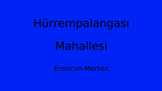 Hürrempalangası Mahallesi Thumbnail