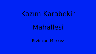 Kazım Karabekir Mahallesi Thumbnail