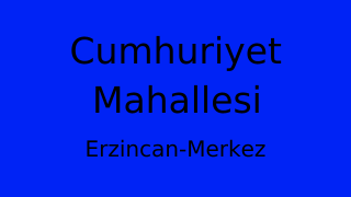 Cumhuriyet Mahallesi Thumbnail