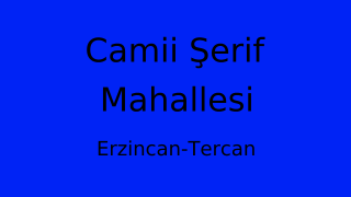 Camii Şerif Mahallesi Thumbnail