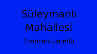 Süleymanlı Mahallesi Thumbnail