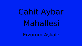 Cahit Aybar Mahallesi Thumbnail