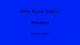Çiftlik Bucağı Çatören Mahallesi Thumbnail