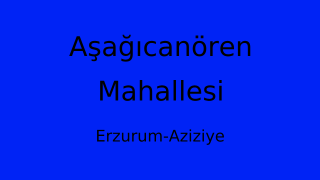 Aşağıcanören Mahallesi Thumbnail