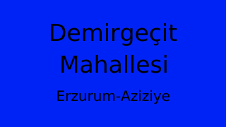 Demirgeçit Mahallesi Thumbnail