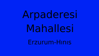 Arpaderesi Mahallesi Thumbnail