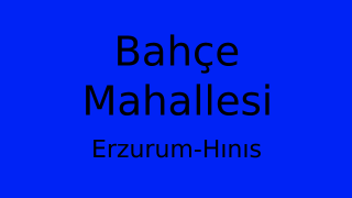 Bahçe Mahallesi Thumbnail