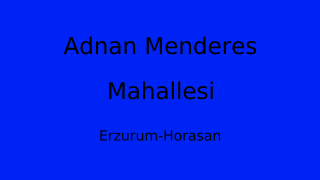 Adnan Menderes Mahallesi Thumbnail