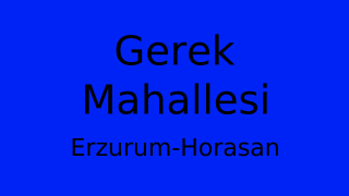 Gerek Mahallesi Thumbnail