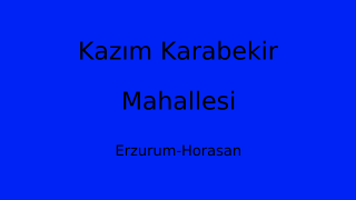 Kazım Karabekir Mahallesi Thumbnail