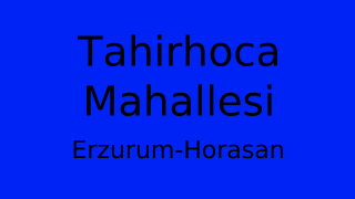 Tahirhoca Mahallesi Thumbnail