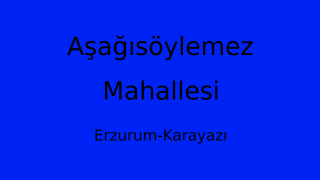 Aşağısöylemez Mahallesi Thumbnail