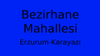 Bezirhane Mahallesi Thumbnail