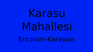 Karasu Mahallesi Thumbnail