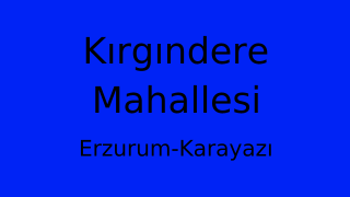 Kırgındere Mahallesi Thumbnail