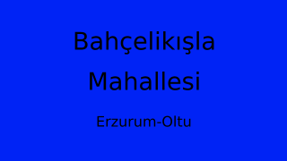 Bahçelikışla Mahallesi Thumbnail
