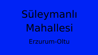 Süleymanlı Mahallesi Thumbnail